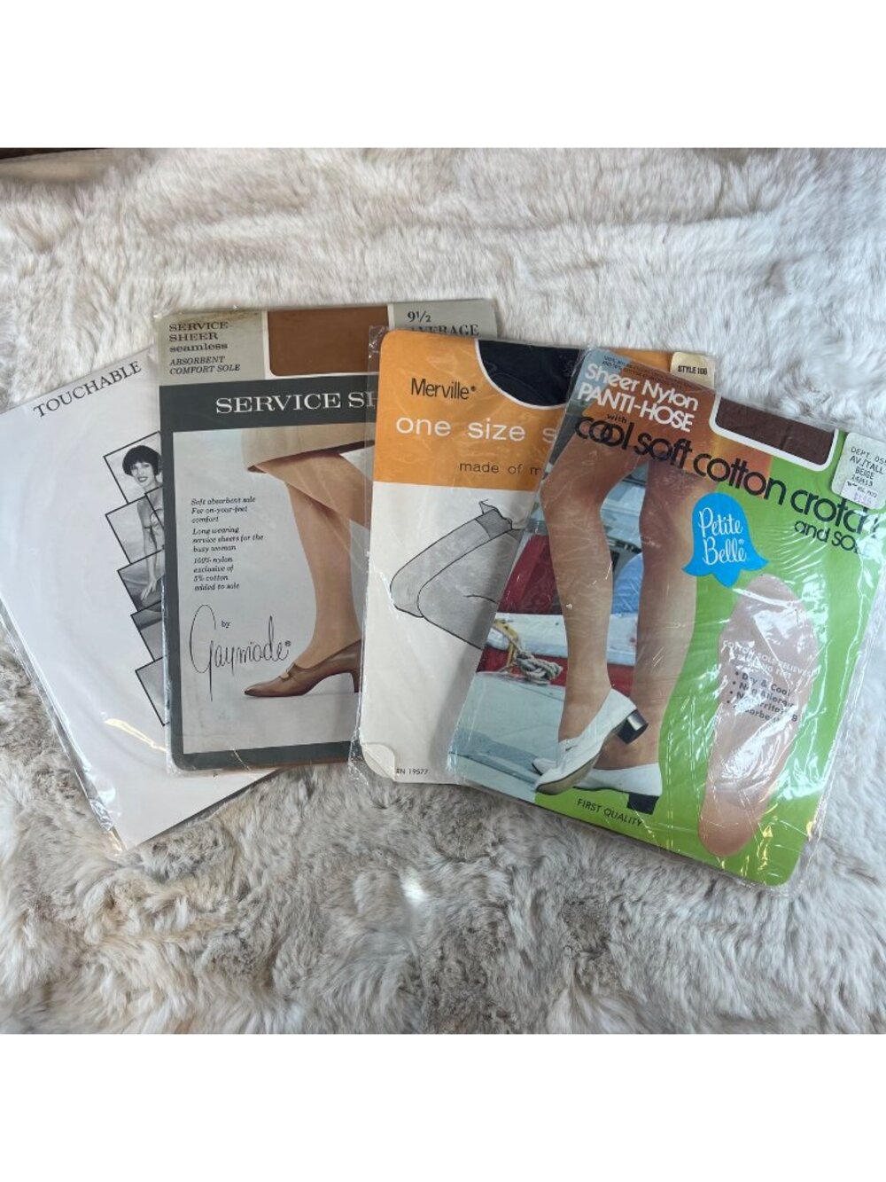 Vintage Hosiery Collection: Sheer Nylon Pantyhose & Stockings Variety Pack
